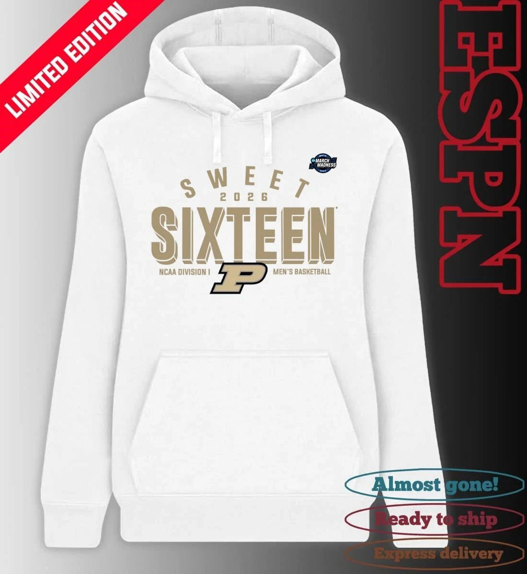 Sweet 16 Purdue Boilermakers 2026 NCAA Men’s Basketball T-Shirt