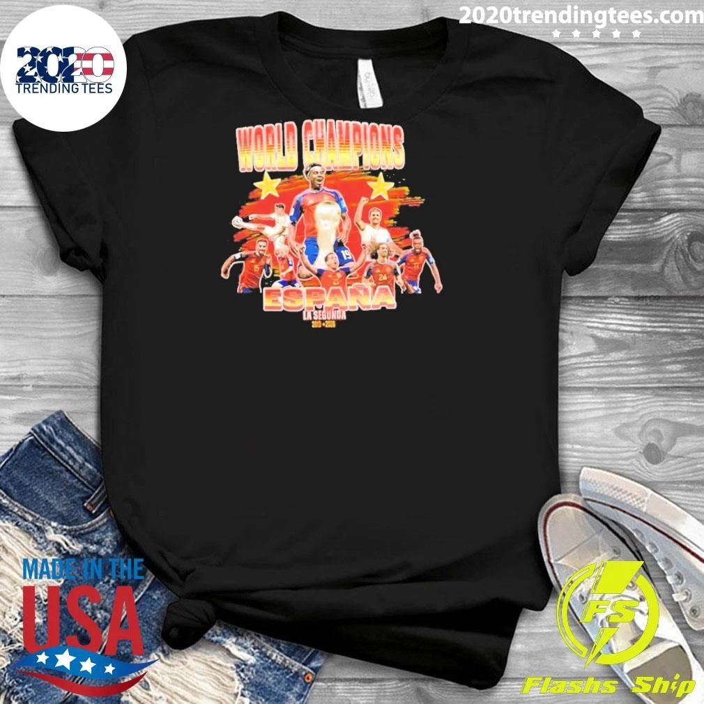 Spain 2026 World Champions Soccer Graphic Shirt