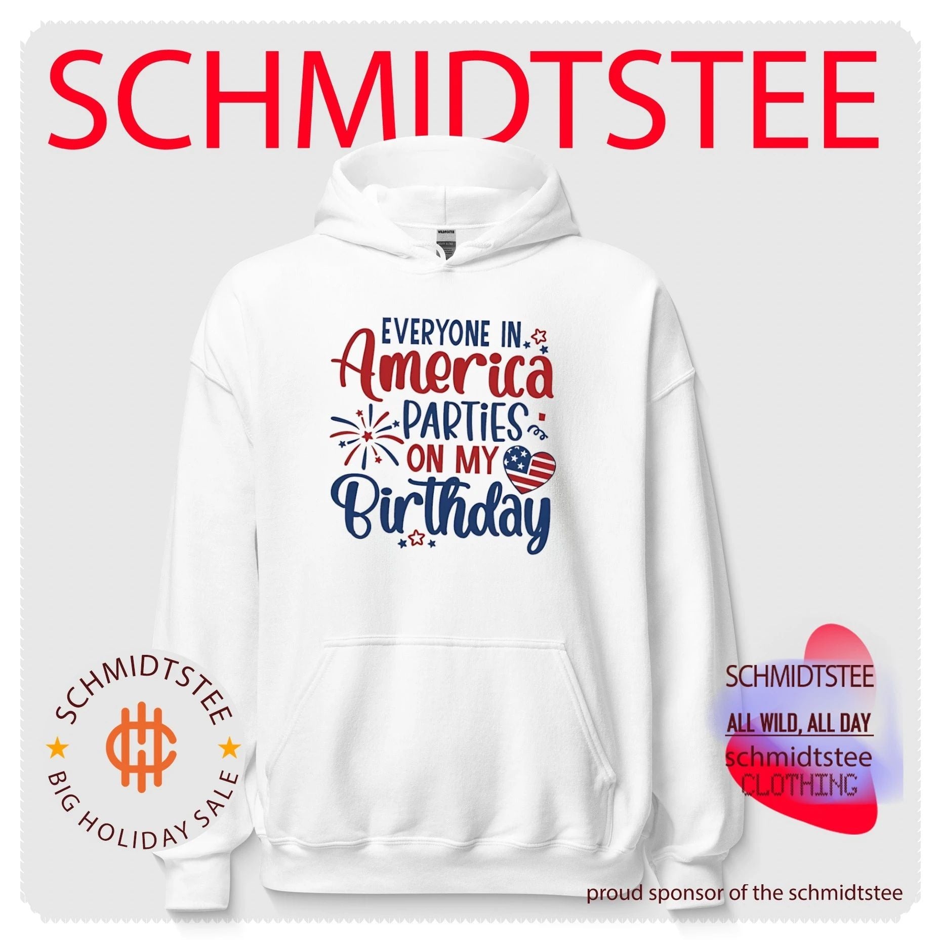 Everyone in America parties on my birthday shirt