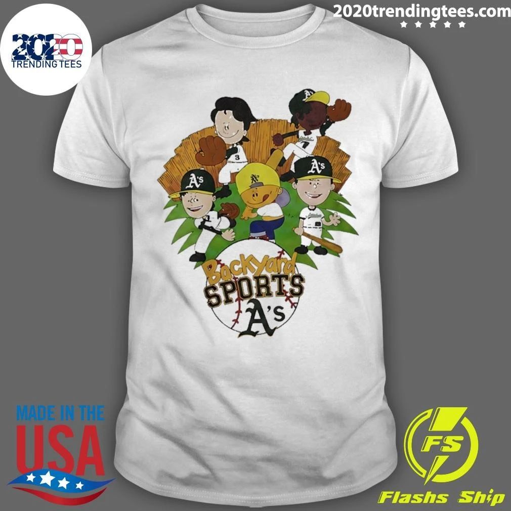 Backyard Sports Oakland Athletics Mlb Graphic Shirt