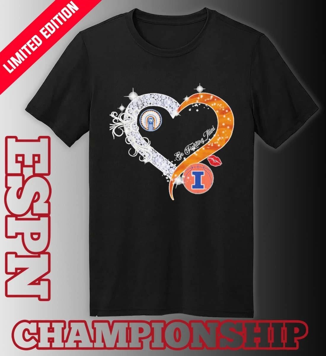 Heart Illinois Fighting Illini Men’s Final Four 2026 Shirt