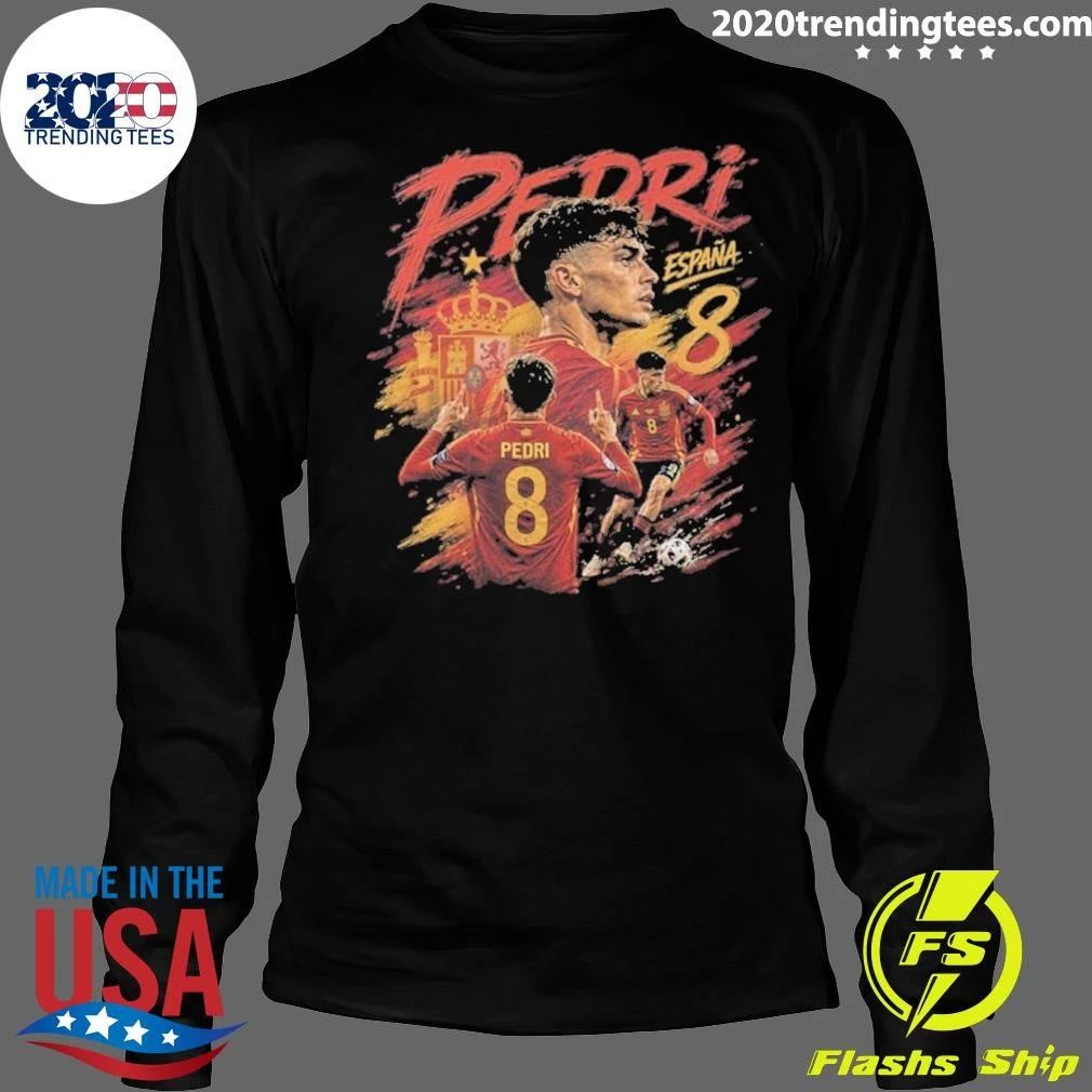 Pedri Spain Football Streetwear World Cup 2026 Graphic Tee Shirt