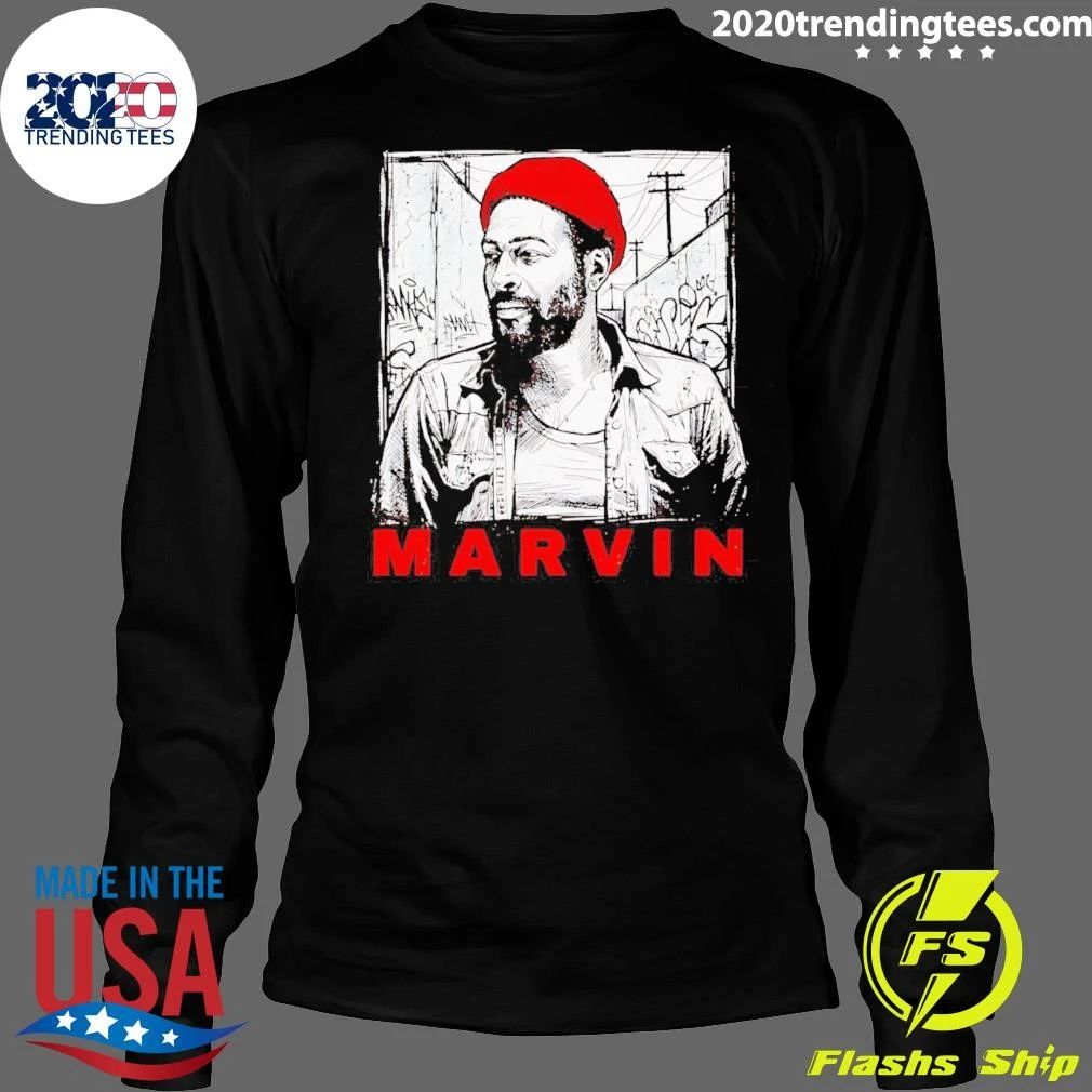 Marvin Gaye Urban Portrait Soul Music R&b Legend Shirt