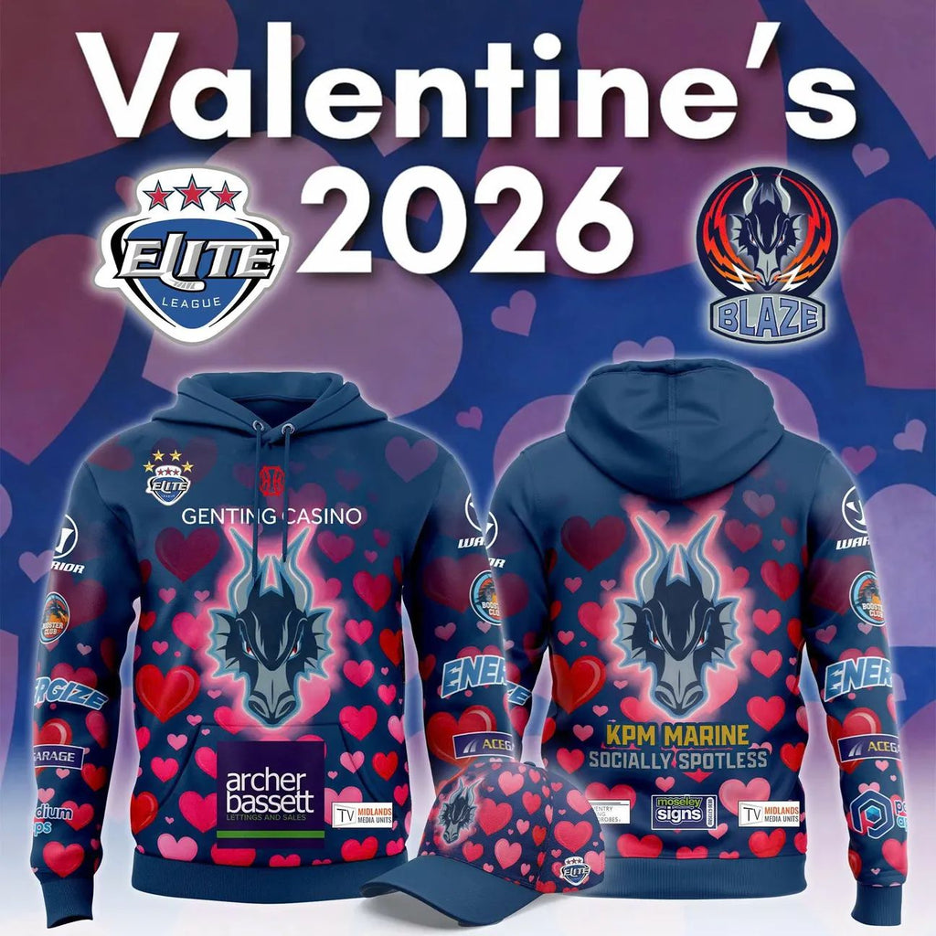 Coventry Blaze Valentine’s 2026 3D Hoodie and Cap