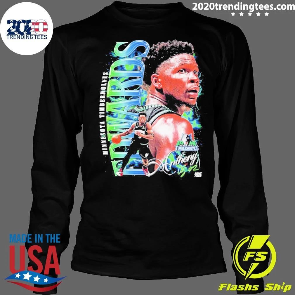 Anthony Edwards Minnesota Timberwolves Signature Player Collage Shirt