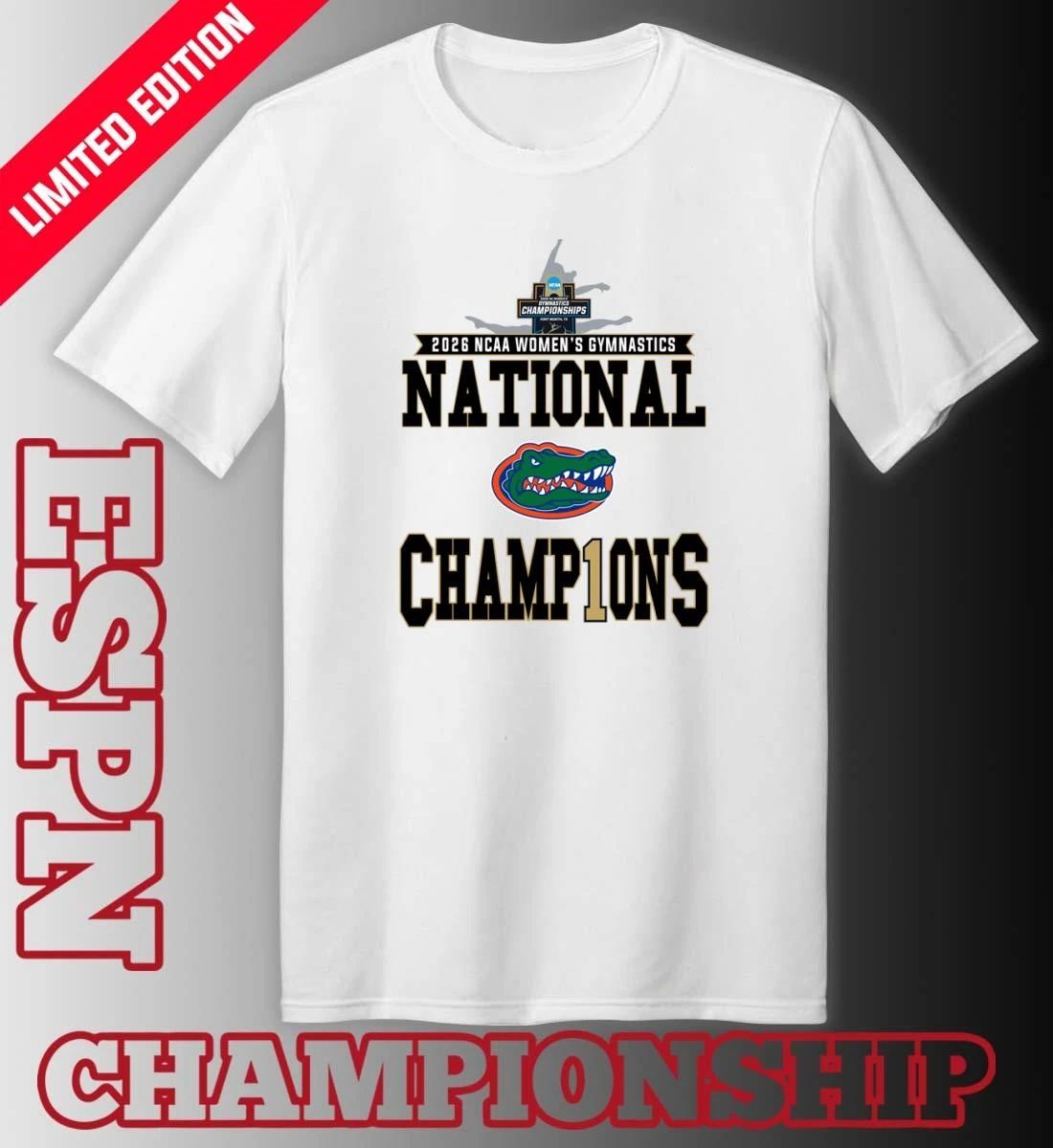 Florida Women’s Gymnastics 2026 NCAA National Champions Locker Room T-Shirt
