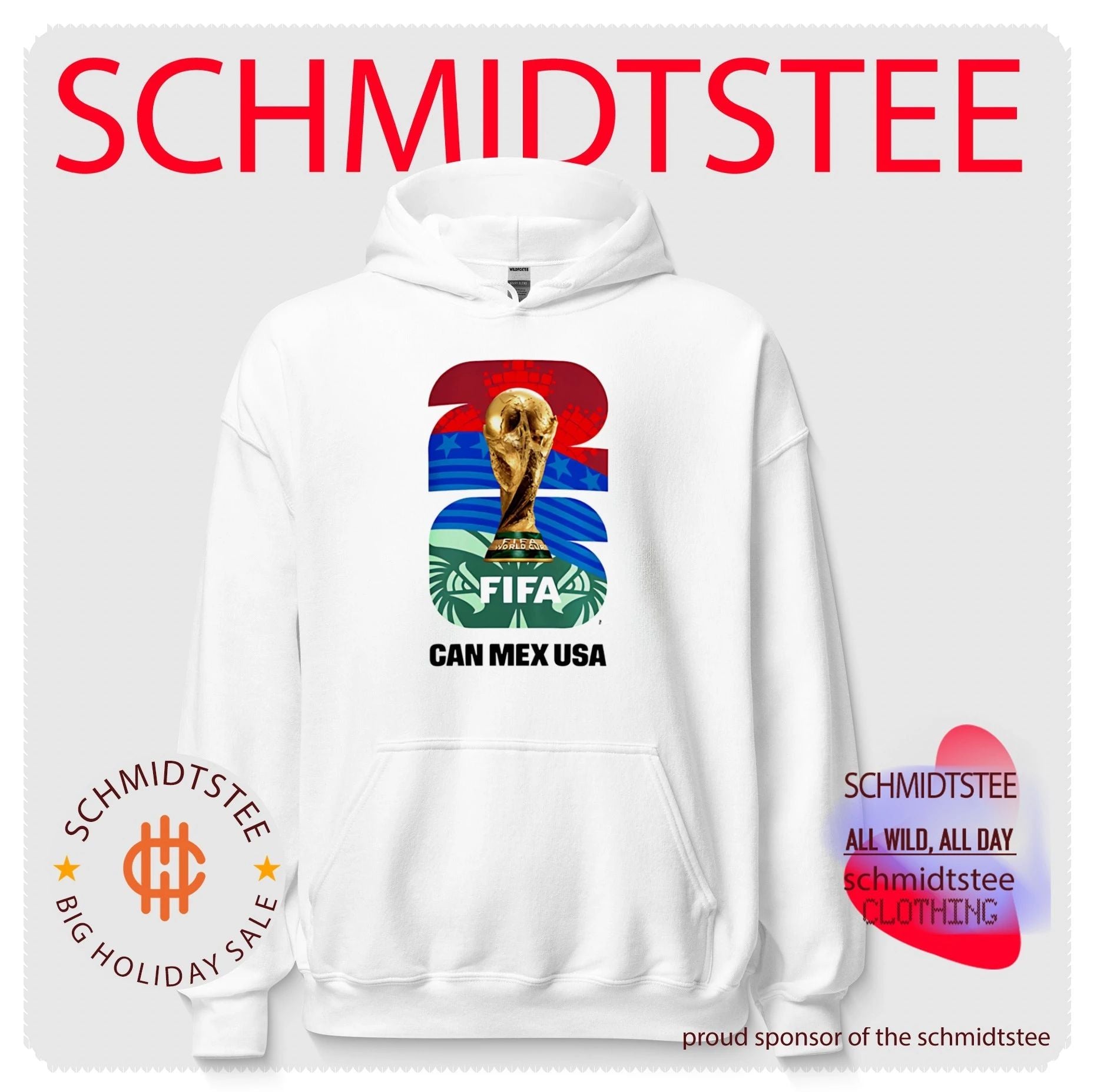 FIFA Can Mex USA World Cup Host City 2026 shirt