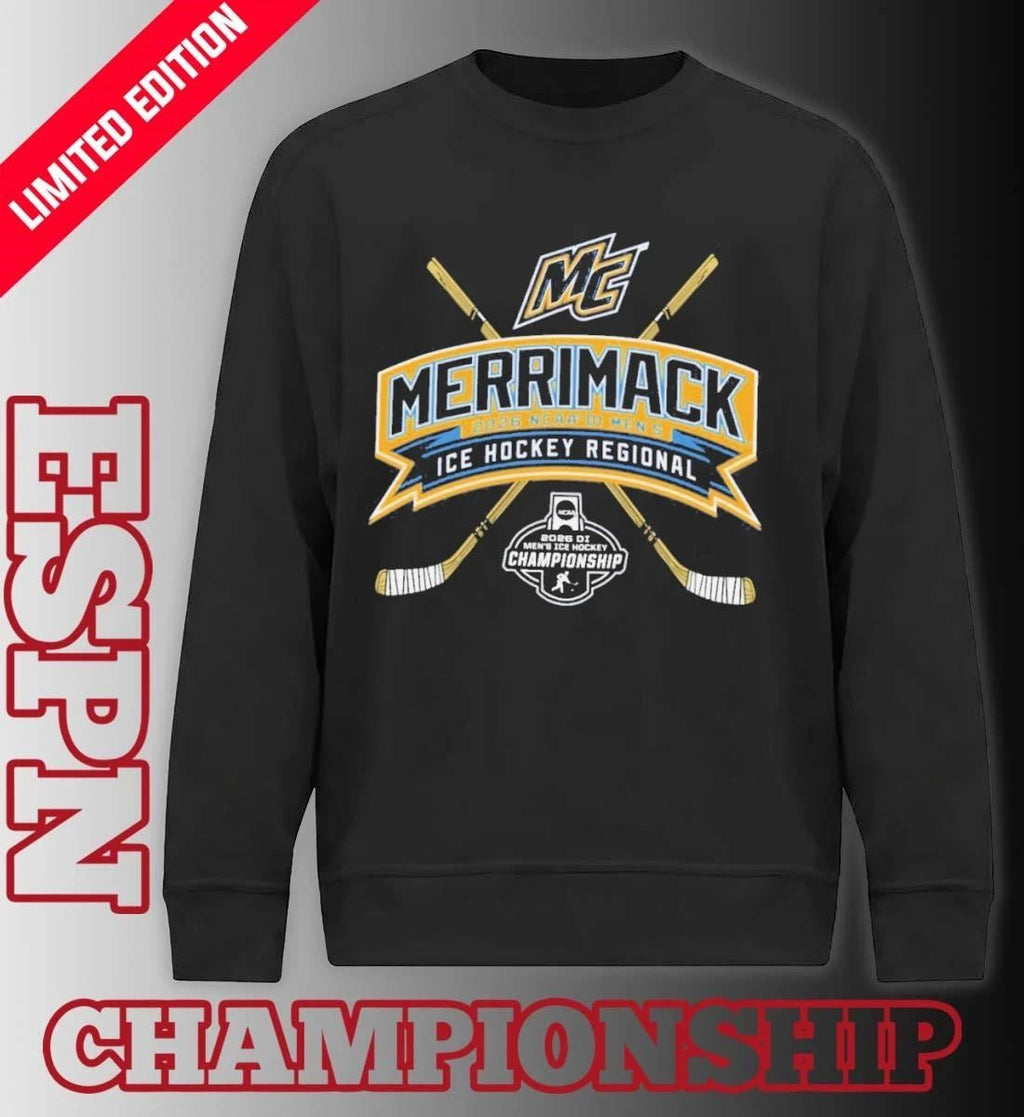 Merrimack Warriors 2026 NCAA DI Men’s Ice Hockey Regionals T-Shirt