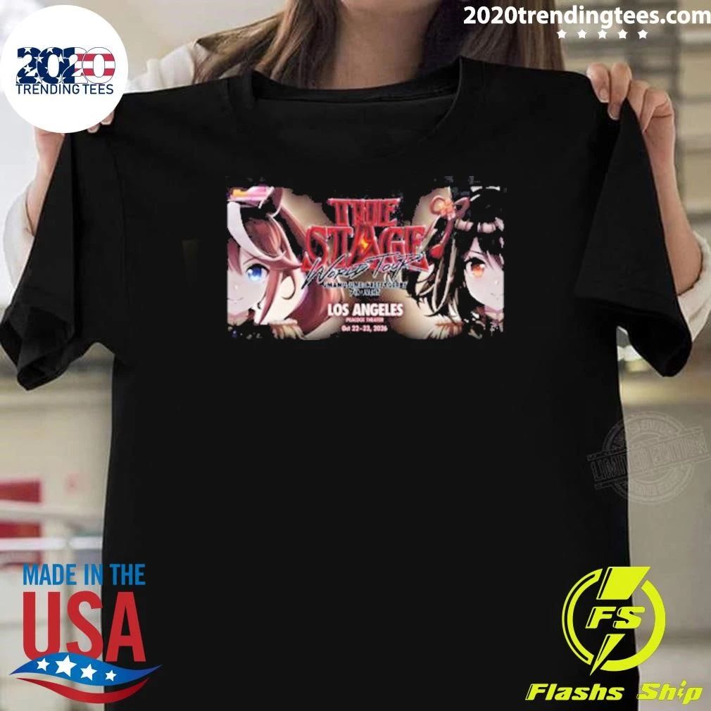 The Stage World Tour 2026 Umamusume Pretty Derby Los Angeles Peacock Theater Shirt
