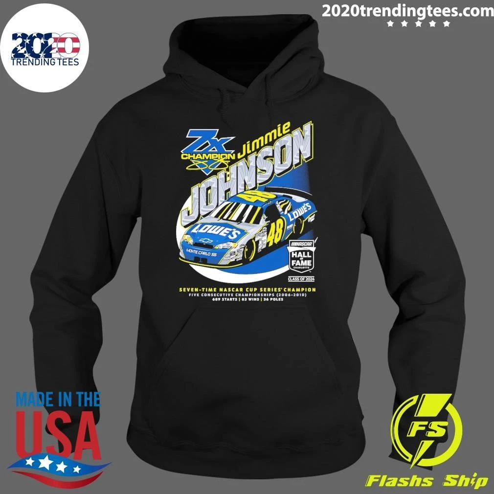 Checkered Flag Sports Jimmie Johnson NASCAR Hall of Fame Class of 2026 Shirt