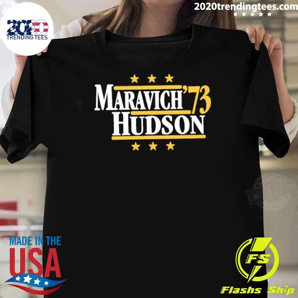 Maravich And Hudson ’73 Atlanta Hawks Basketball Shirt