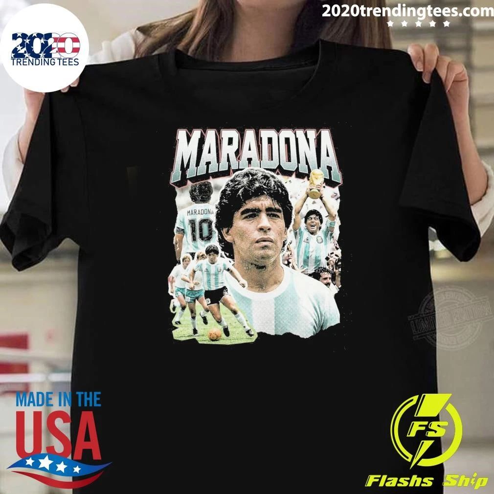 Diego Maradona Argentina Football World Cup 1986 Shirt