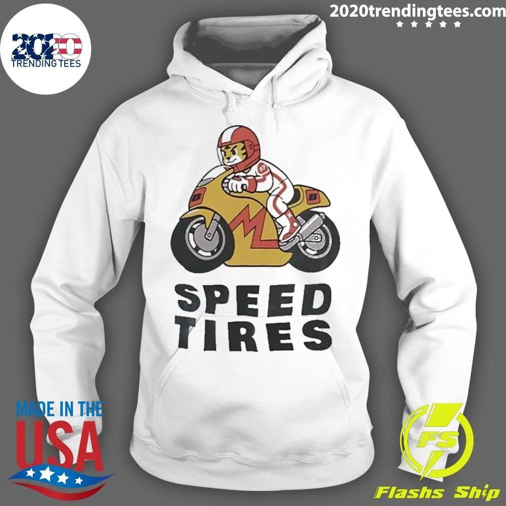 Speed Tires Tiger Motorcycle Racing Biker Shirt