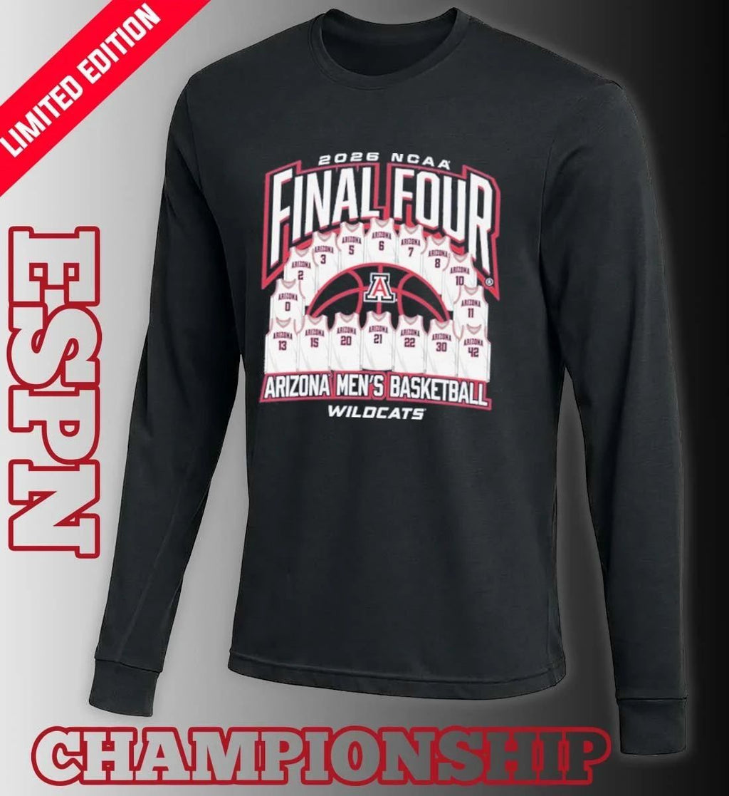 Arizona Men’s Basketball 2026 NCAA Final Four Jersey Madness T-Shirt