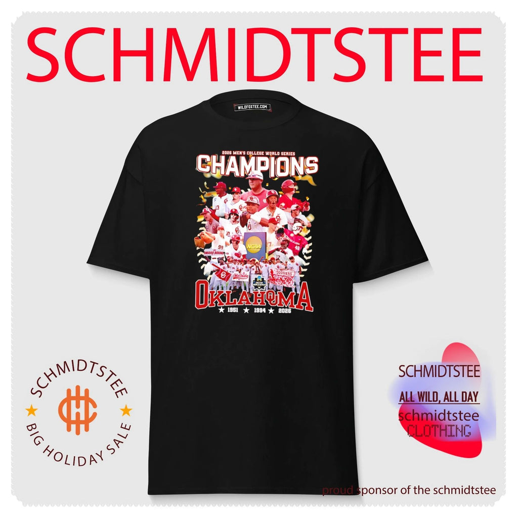 Oklahoma Sooners 2026 Men’s College World Series Champions all team shirt