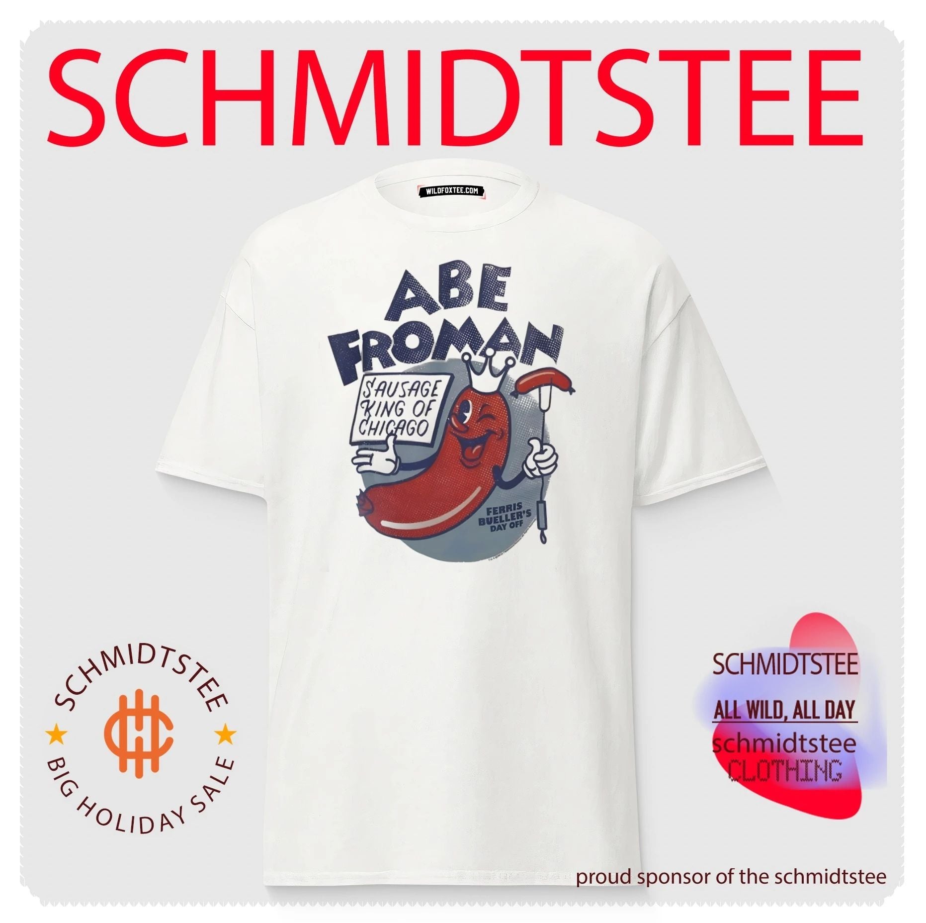 Abe Froman sausage king of Chicago vintage shirt
