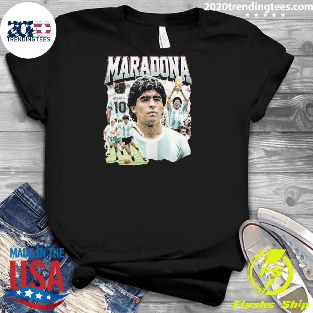 Diego Maradona Argentina Football World Cup 1986 Shirt