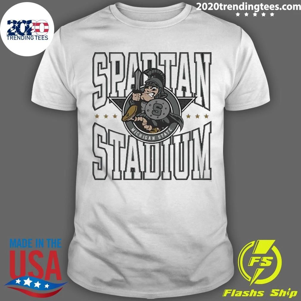Michigan State Spartan Stadium Vintage Shirt