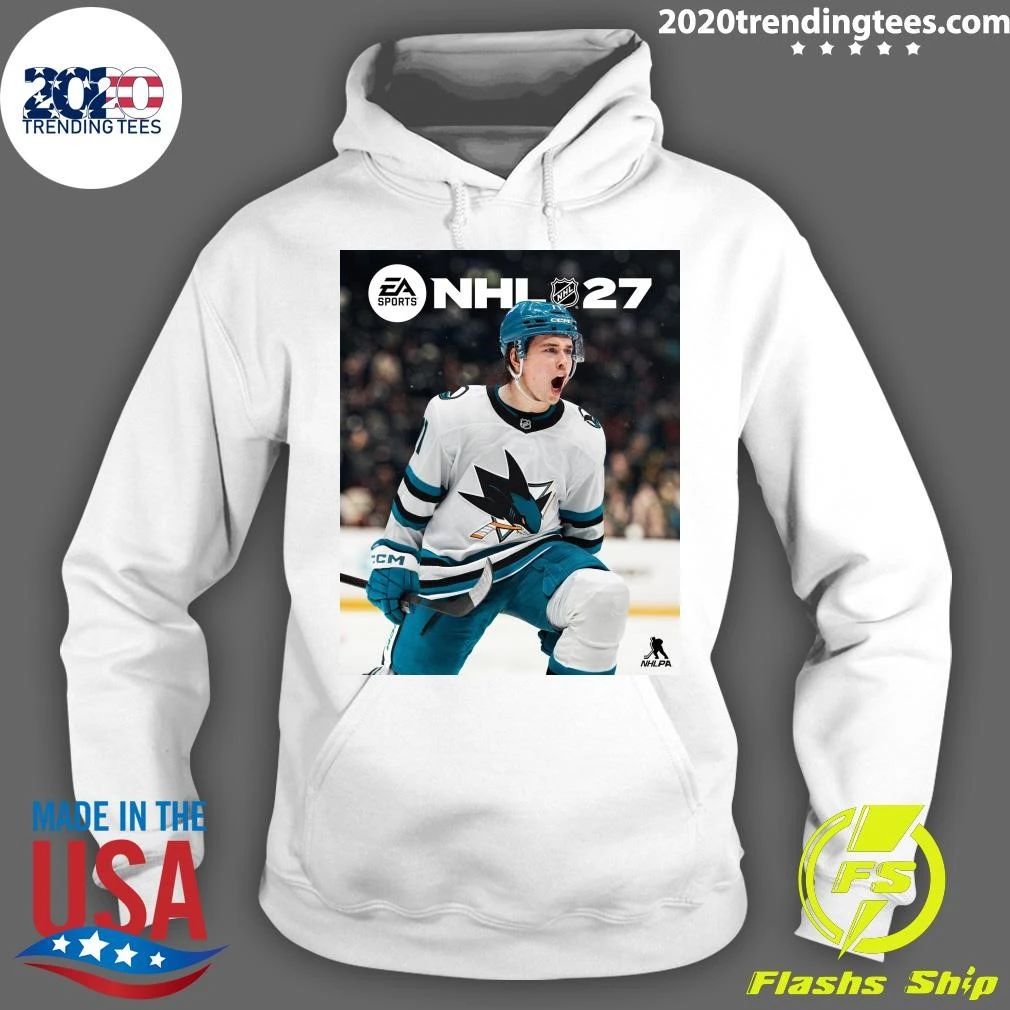 Macklin Celebrini NHL 27 Cover Athlete Shirt