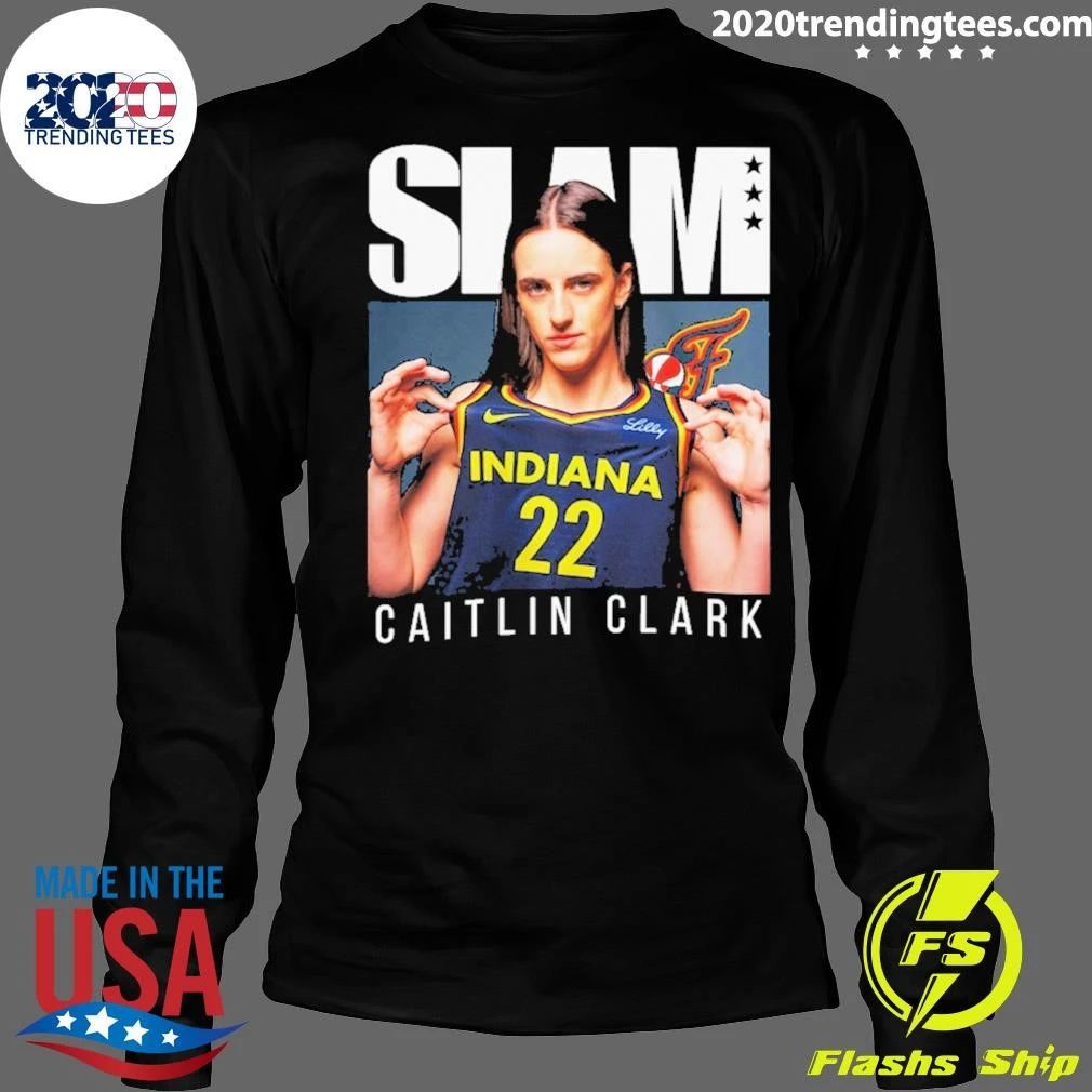 Caitlin Clark SLAM Magazine WNBA Indiana Fever Basketball Shirt