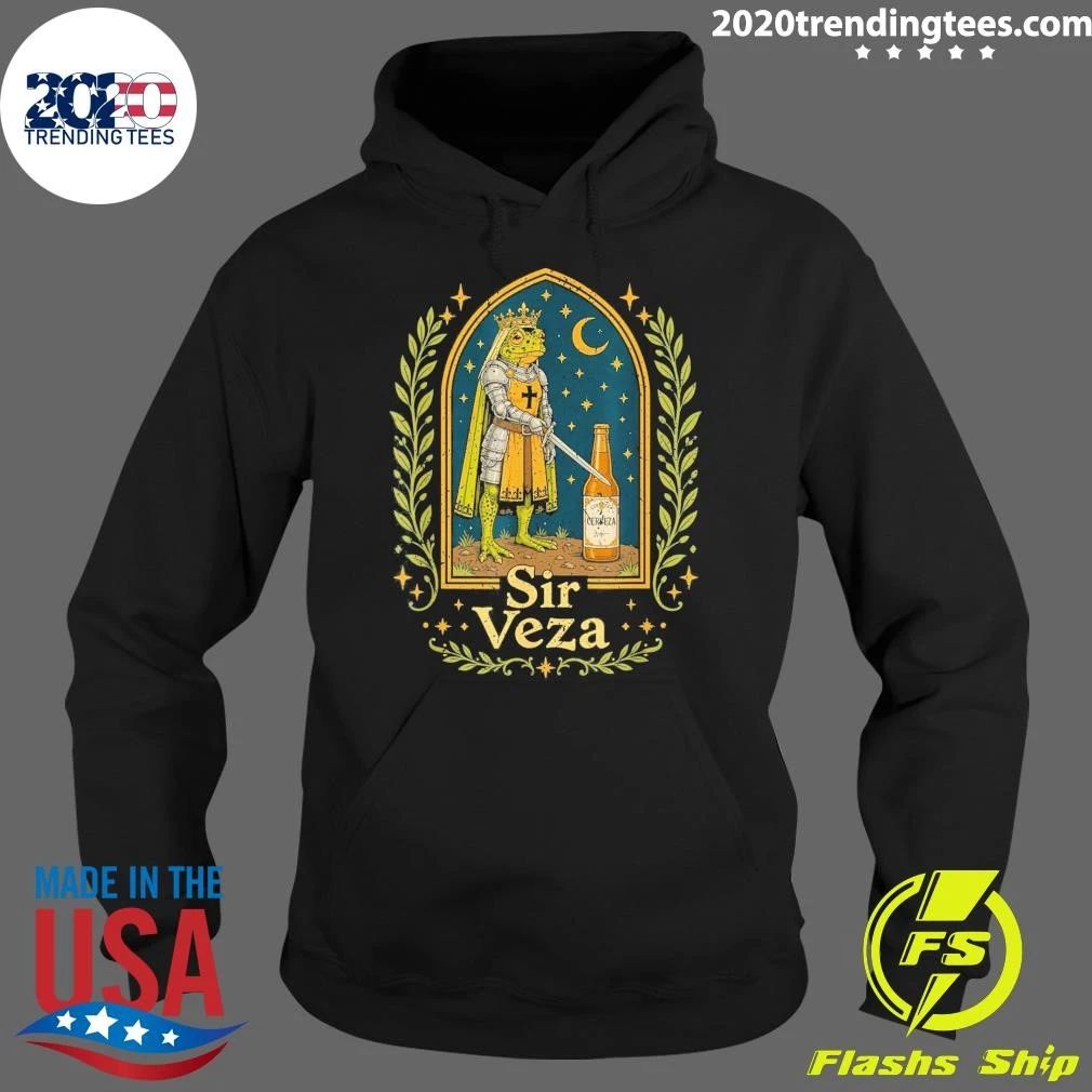 Medieval Pun Novelty Sir Veza Frog Shirt