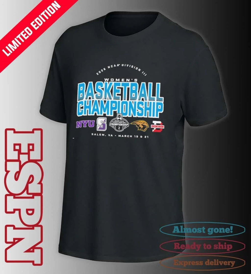 4 Teams 2026 NCAA DIII Women’s Basketball Championship T-Shirt