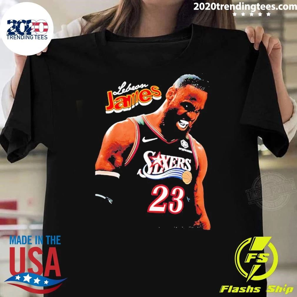 Lebson James Philadelphia 76ers Scream Bootleg Shirt