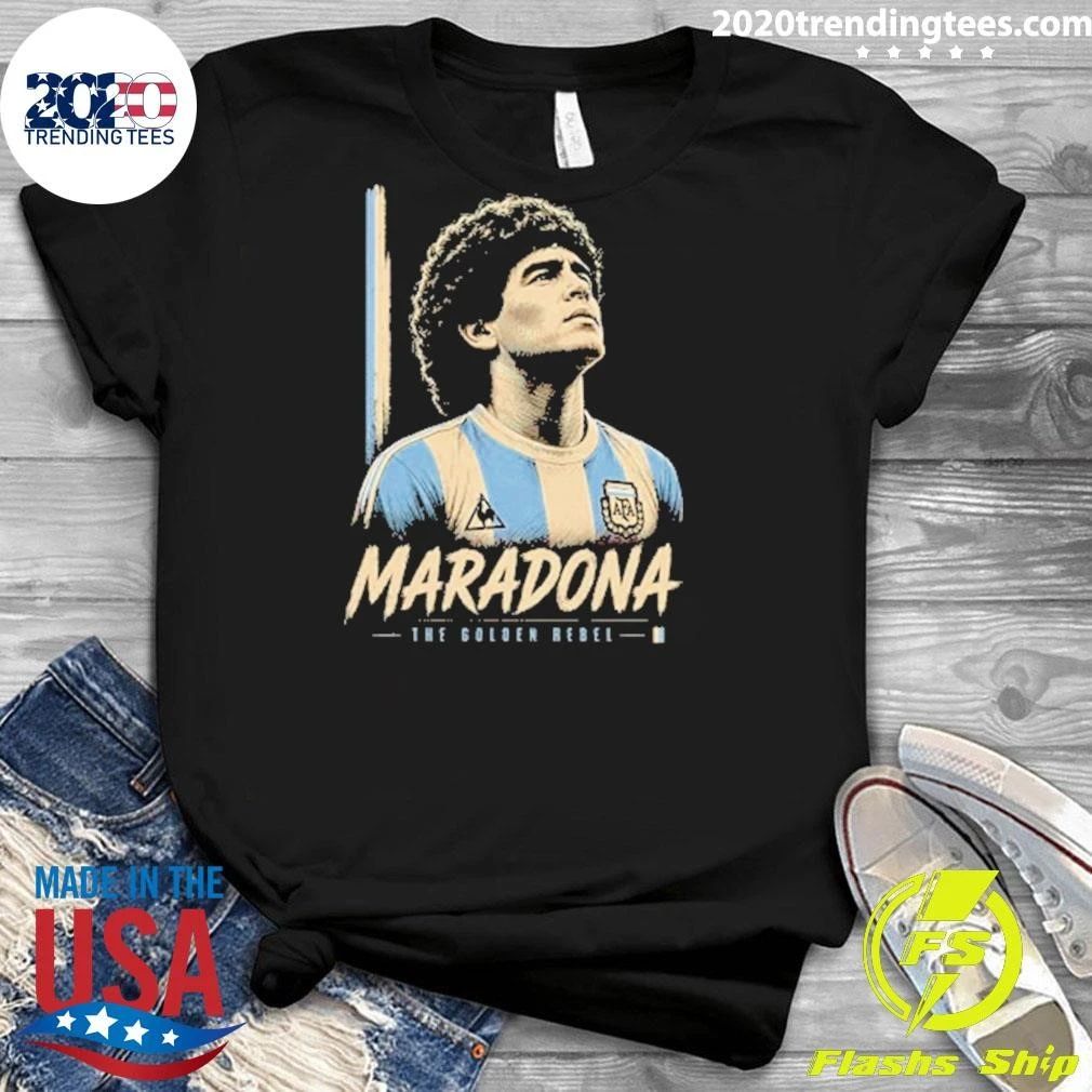 The Golden Rebel Maradona Shirt