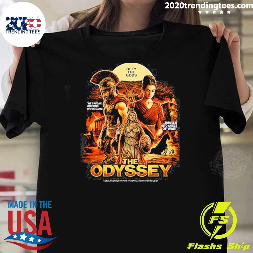 Defy the Gods The Odyssey Greek Mythology Shirt