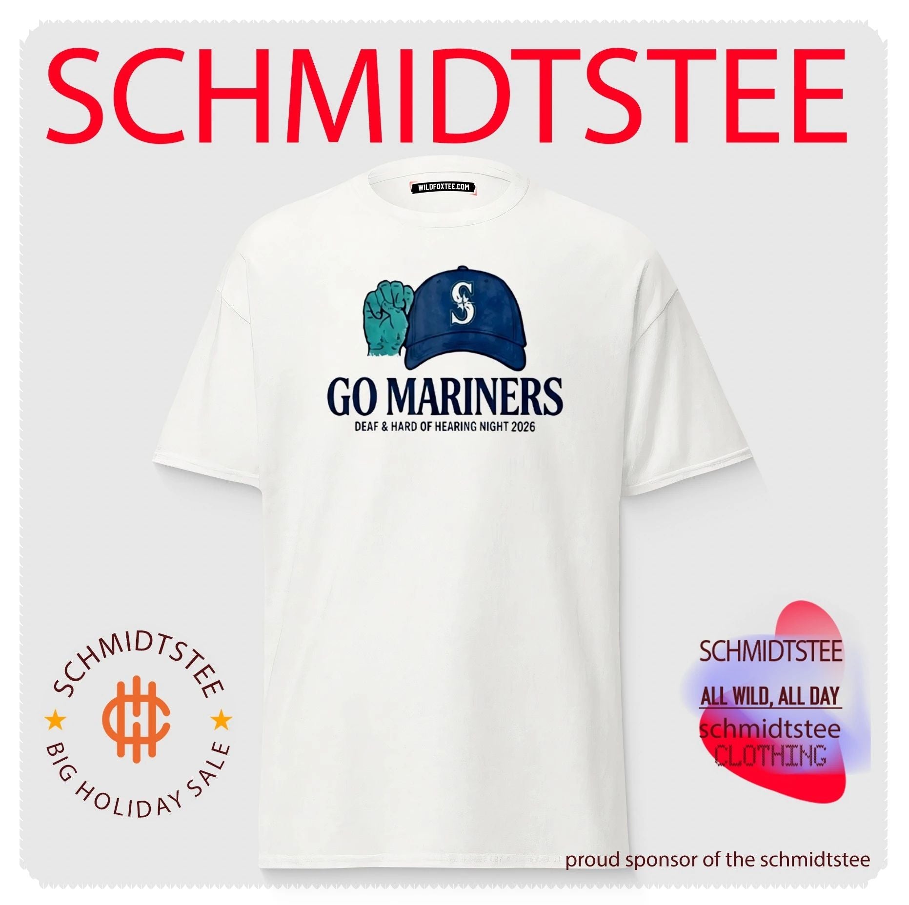 Mariners Deaf and Hard of Hearing Night 2026 shirt