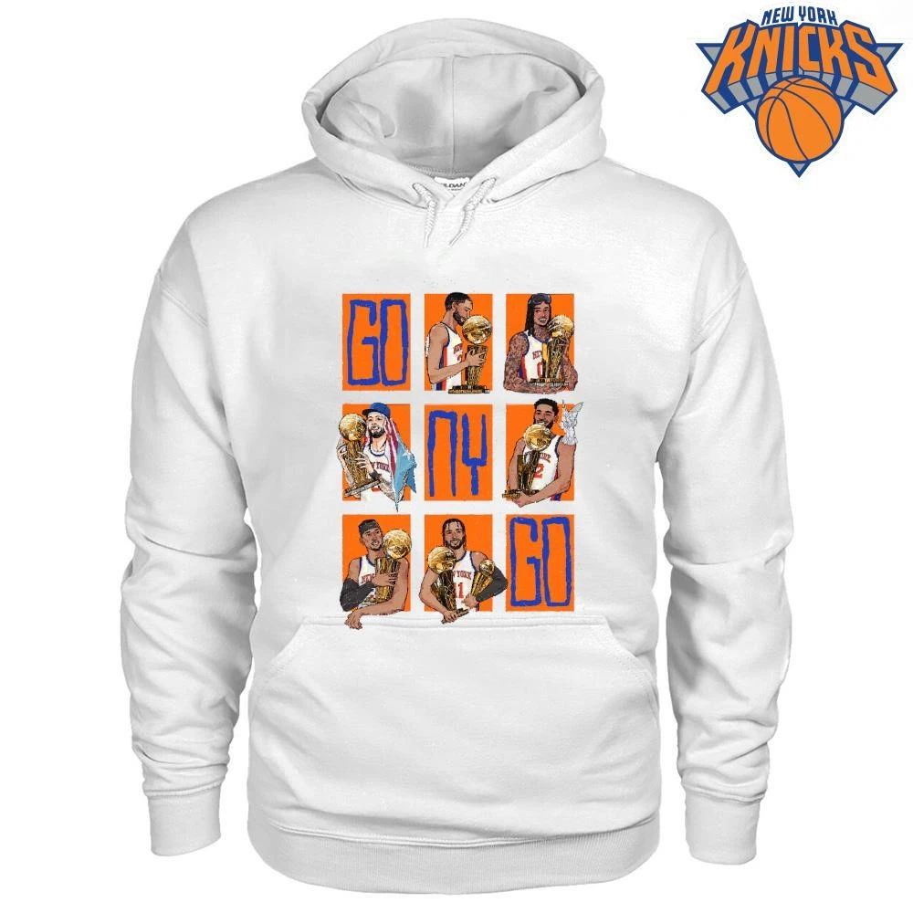 Go NY Go New York Basketball Champions Player Grid Graphic Trophy Celebration Art shirt