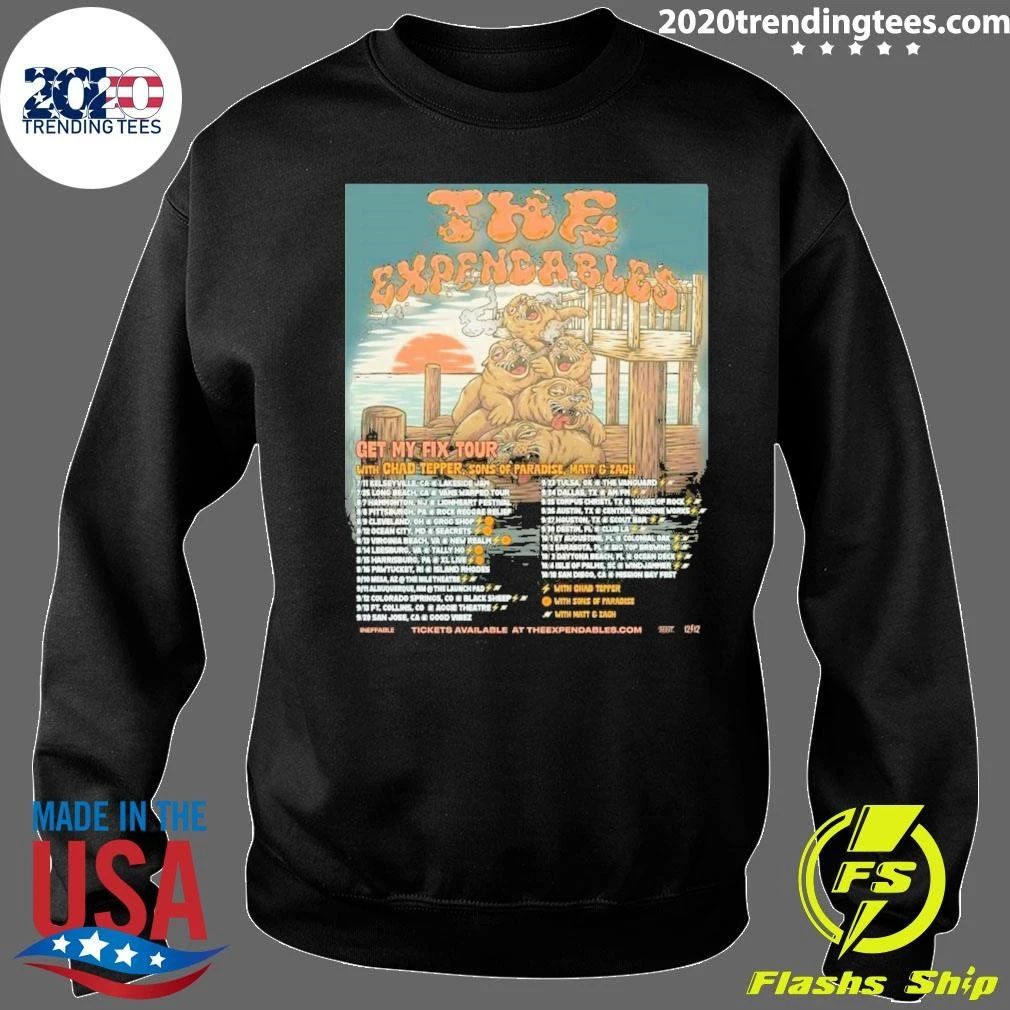 The Expendables Get My Fix Tour With Chad Tepper, Sons Of Paradise, Matt Zach Shirt
