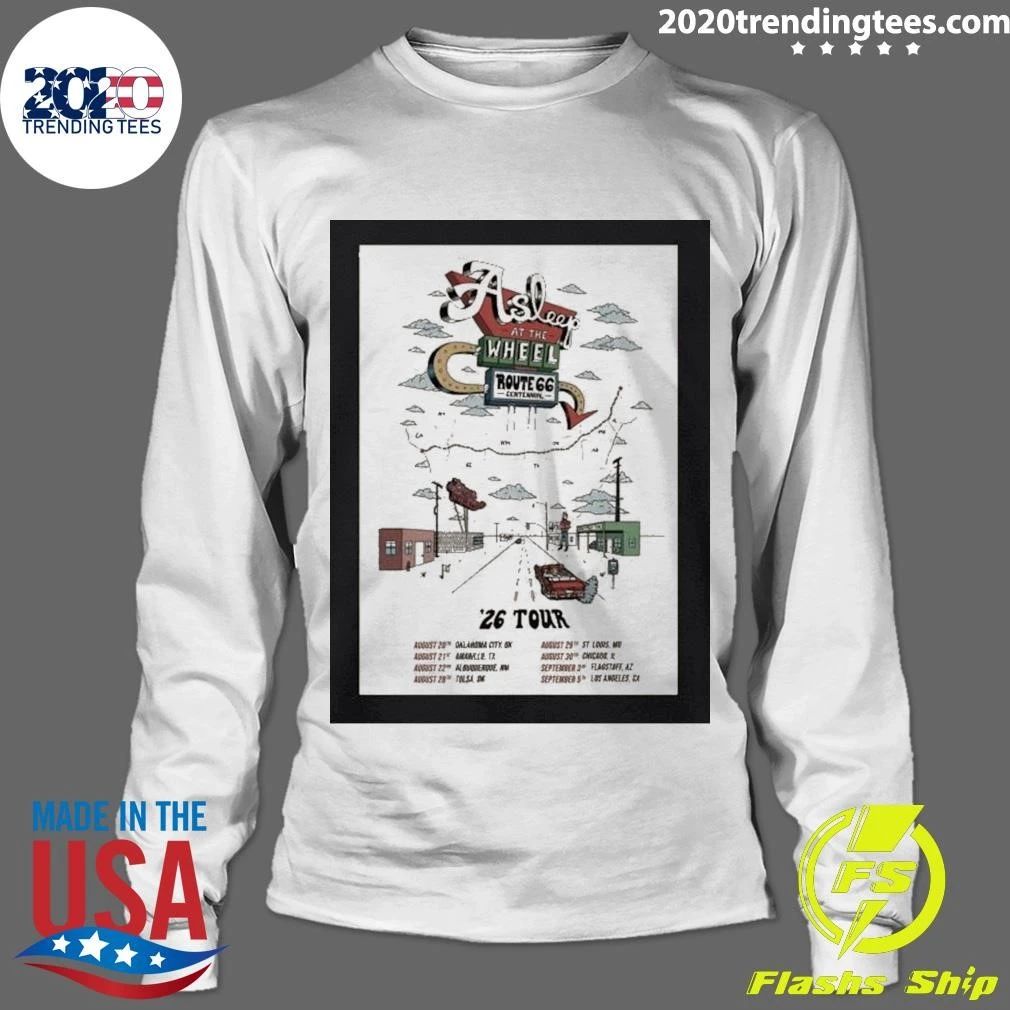 Asleep At the Wheel Route 66 Centennial 2026 Shows Shirt