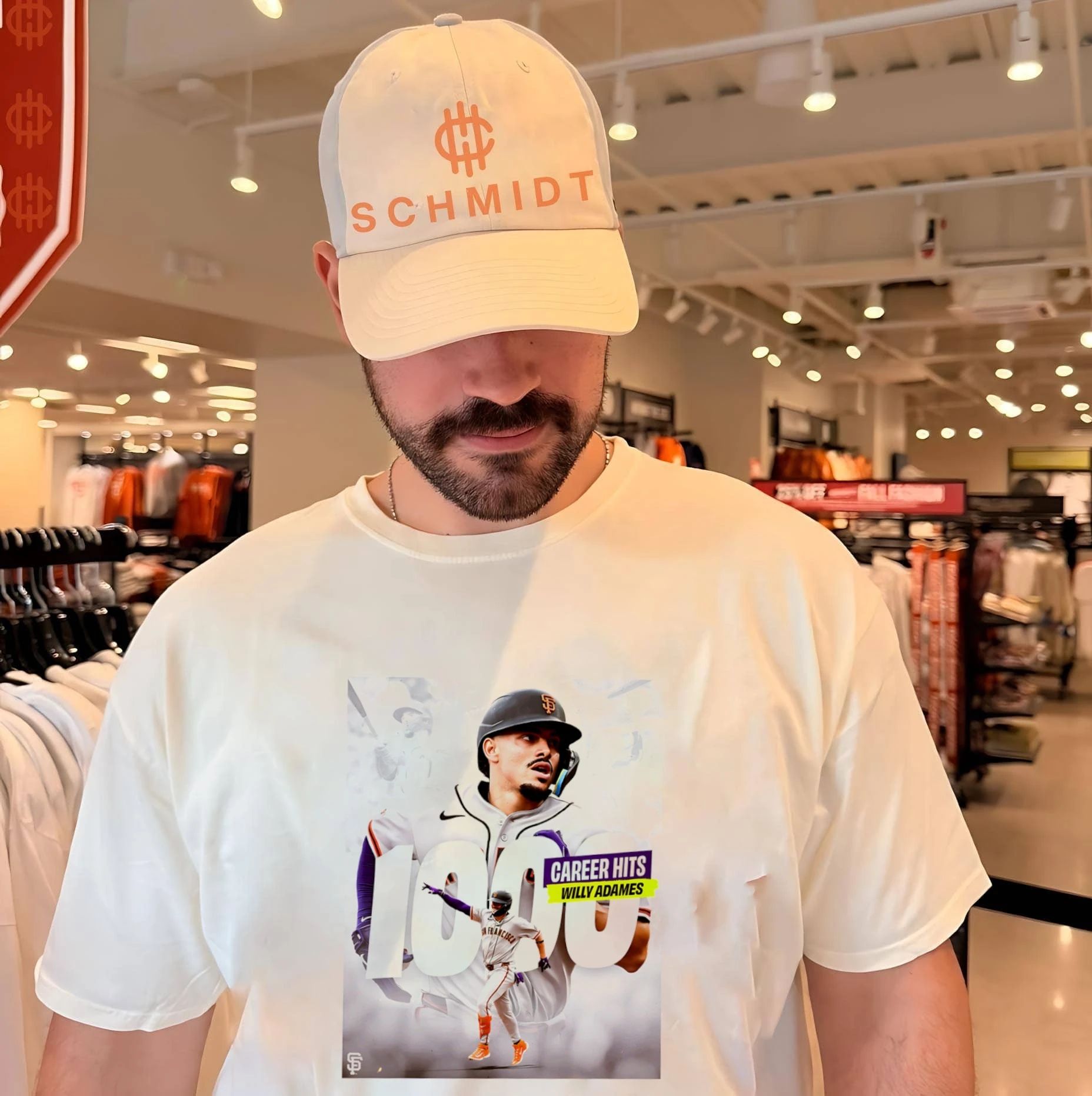 Willy Adames 1000 Career Hits San Francisco Giants shirt