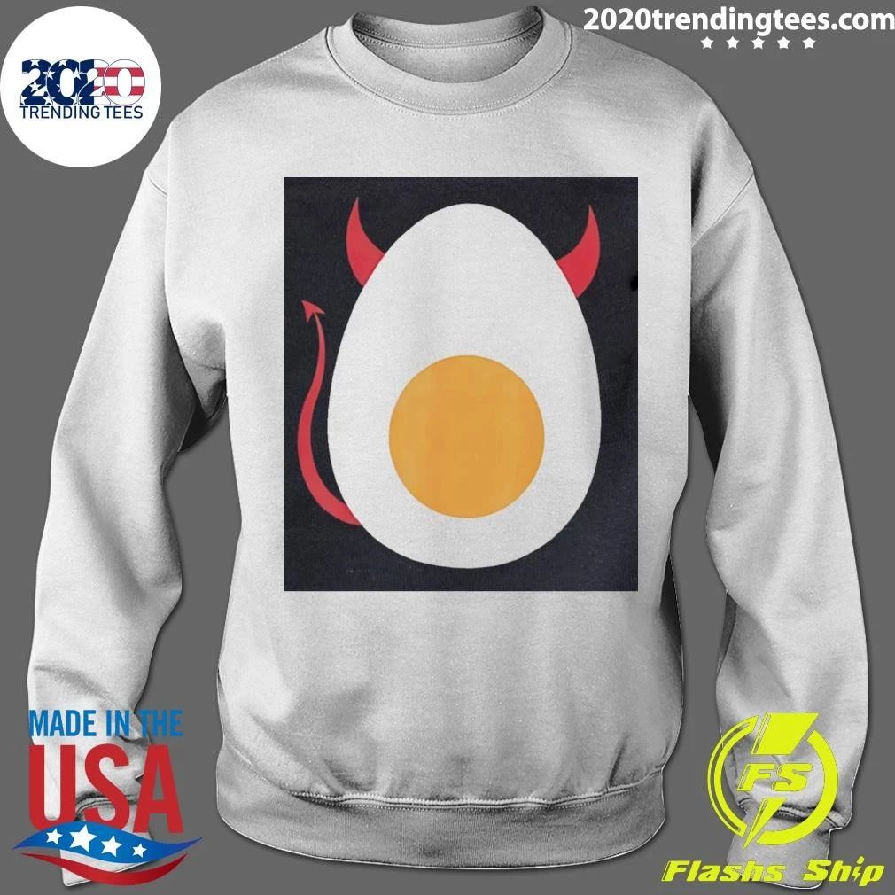 Delived Egg Hallowen Boiled Egg Shirt