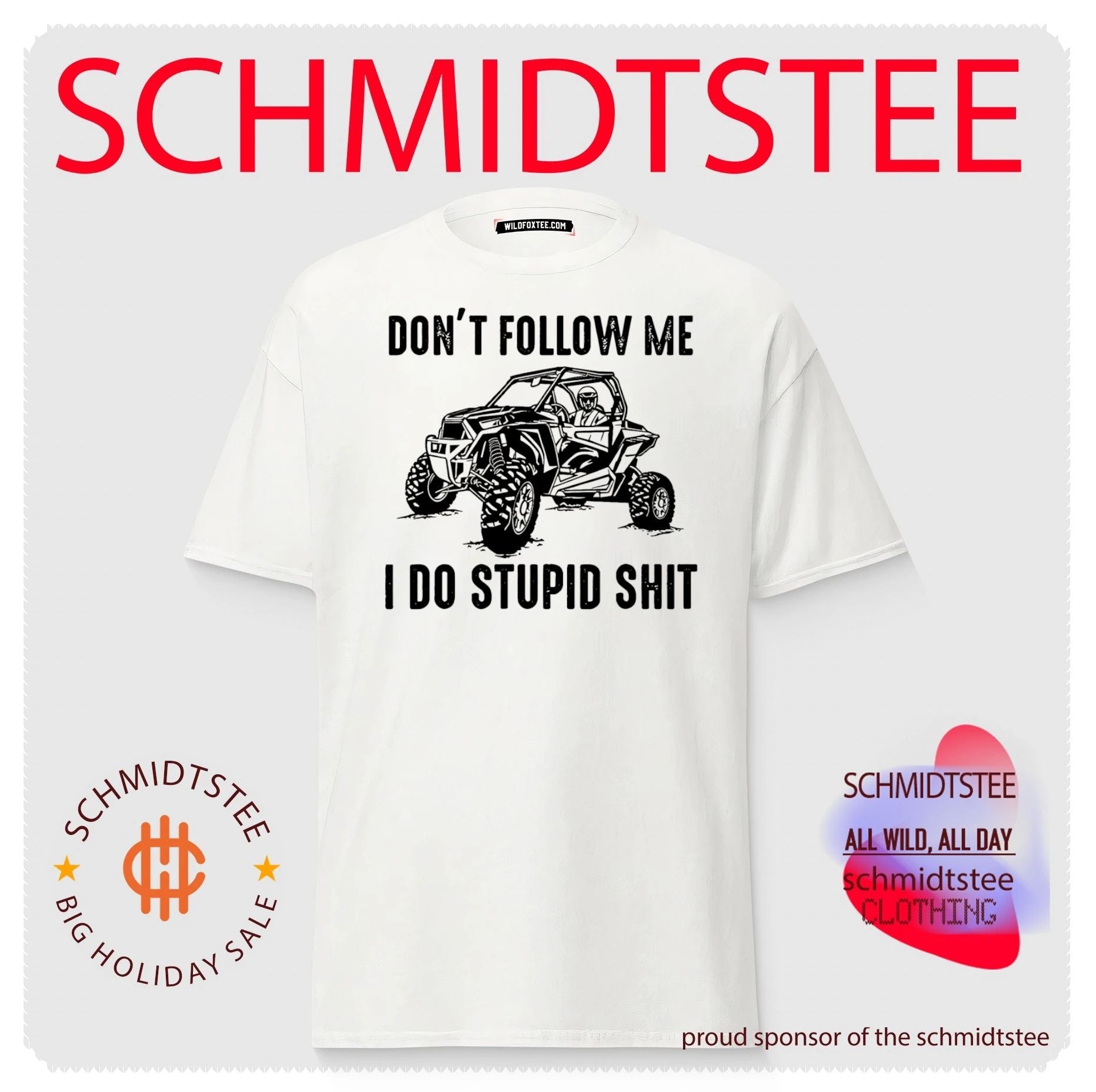Don’t follow me I do stupid shit graphic shirt