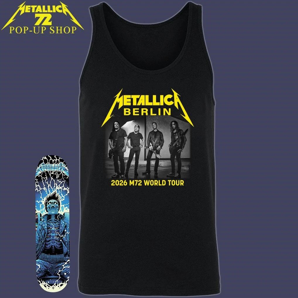 Metallica M72 Berlin, Germany 2026 Band Members World Tour T-Shirt
