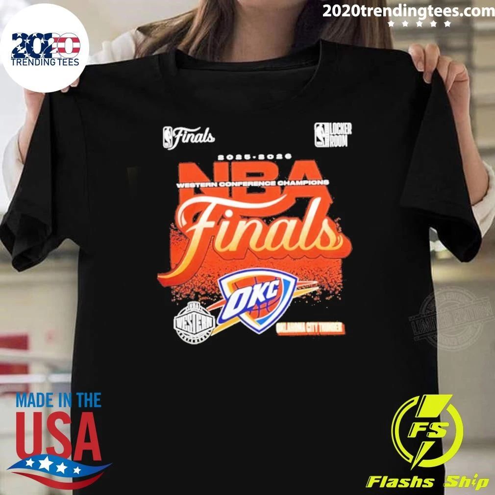 Oklahoma City Thunder 2026 Western Conference Champions Shirt