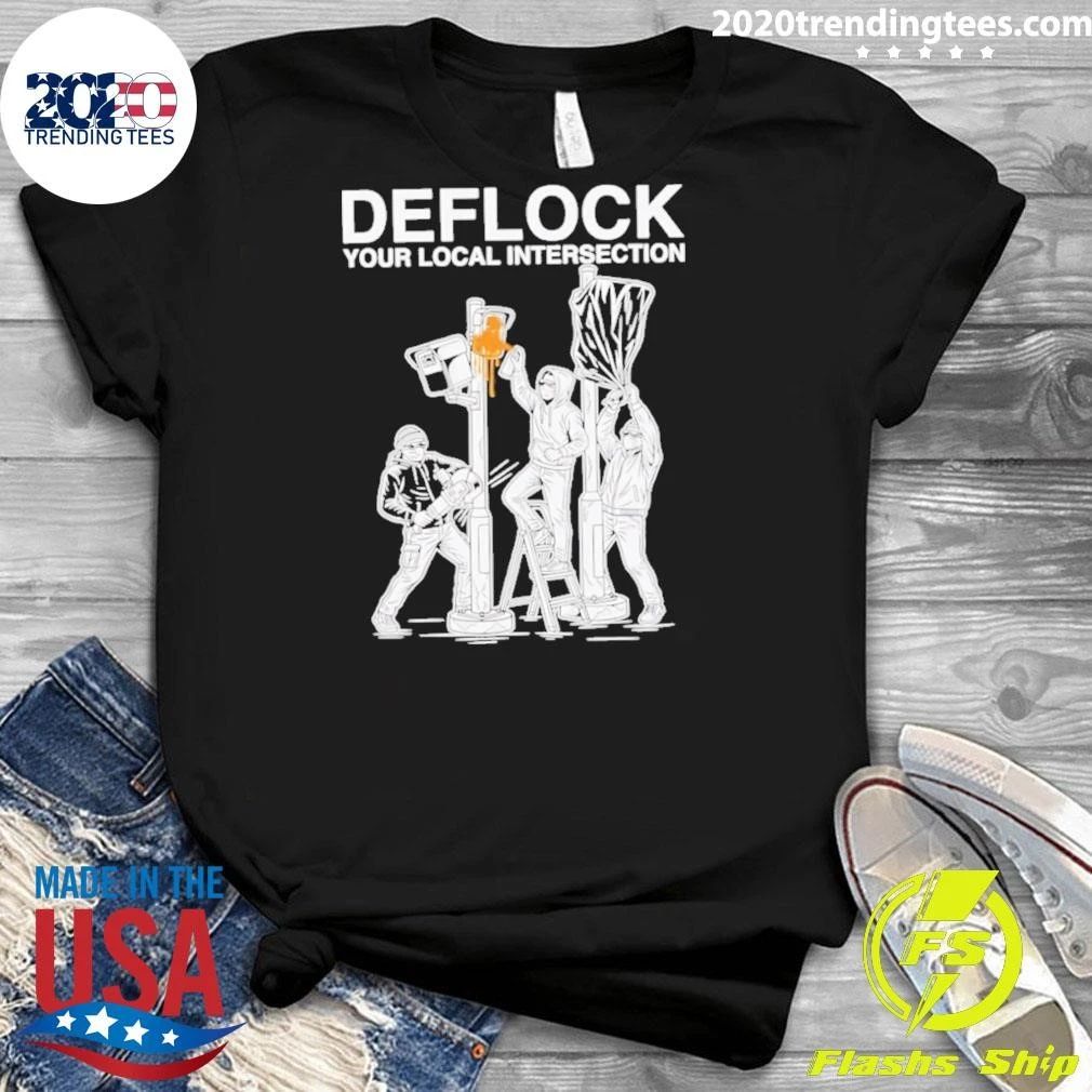 Deflock Your Local Intersection Surveillance Shirt