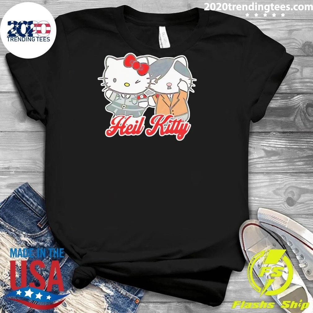 Heil Kitty Funny Parody Graphic Shirt