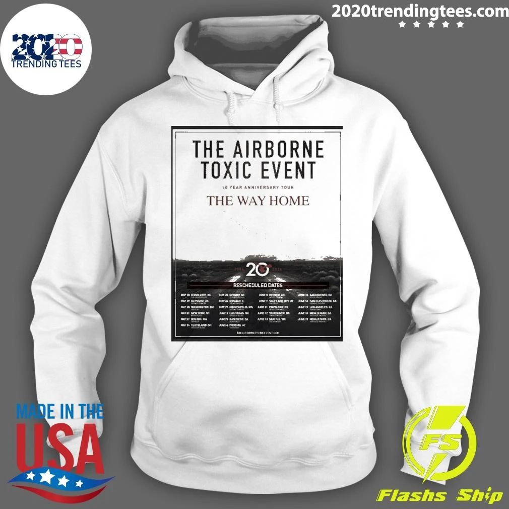 The Airborne Toxic Event 20 Year Anniversary Tour The Way Home Shirt