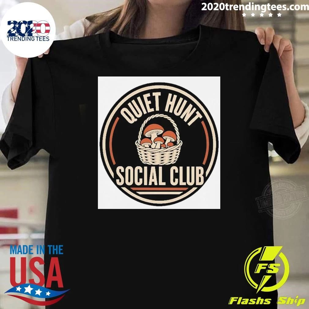 Quiet Hunt Social Club Mushroom Foraging Shirt
