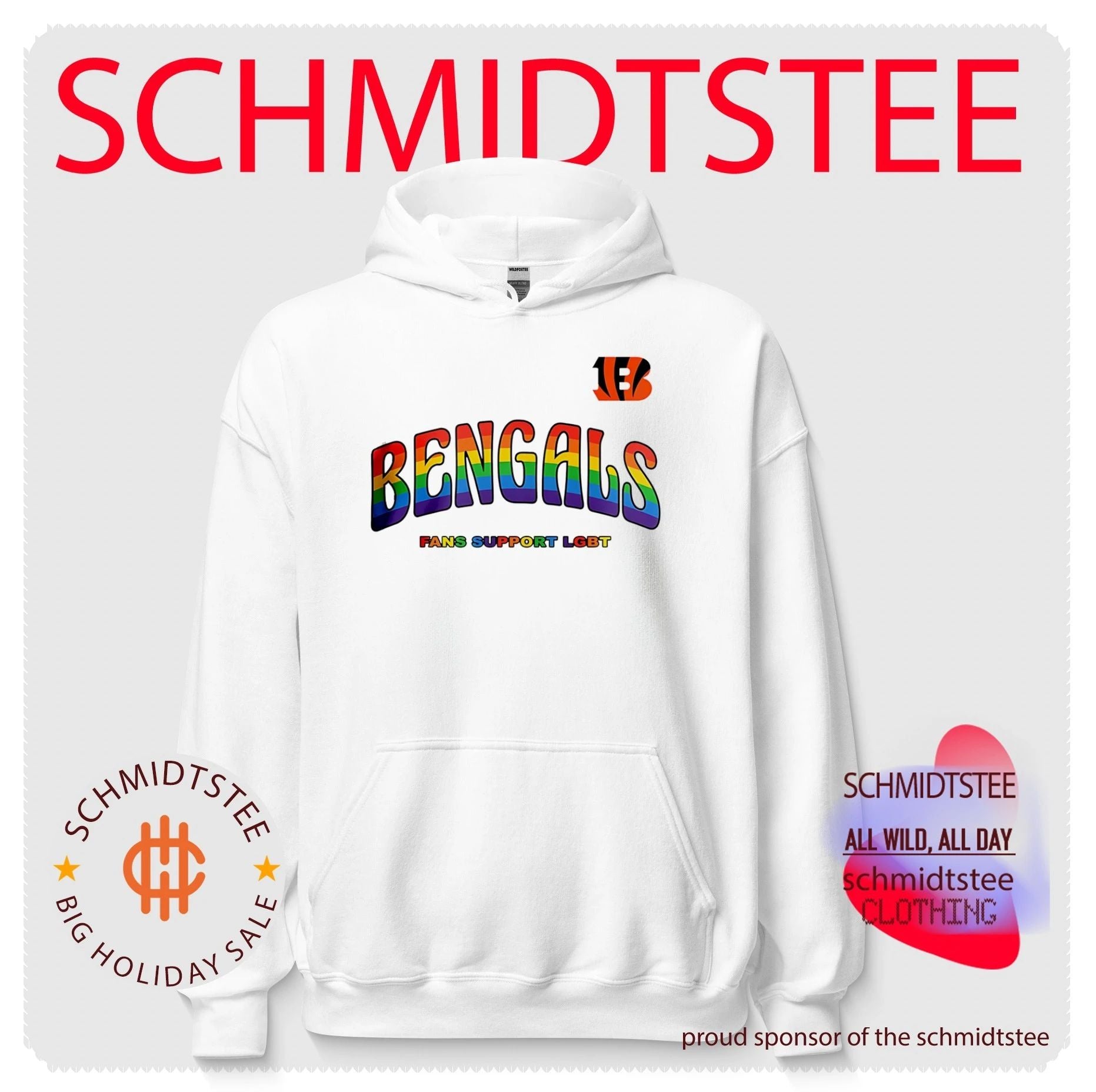 Cincinnati Bengals Fans Support LGBT Pride Month shirt