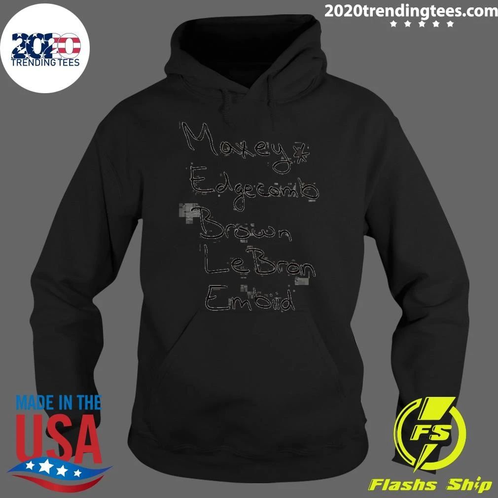 Maxey Edgecomb Brown Lebron Embiid Philadelphia 76ers Nba 2026 Shirt