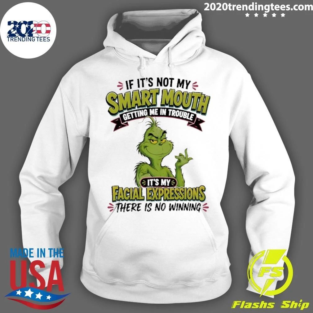 The Grinch Smart Mouth And Facial Expressions Shirt