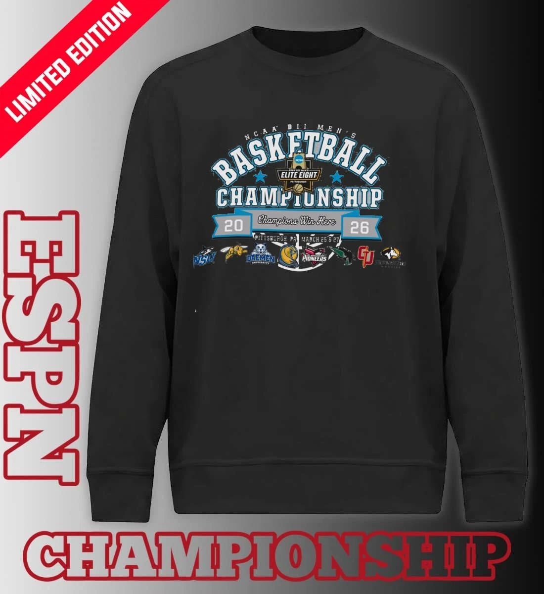 2026 NCAA Division II Men’s Basketball Championship – 8 Teams T-Shirt