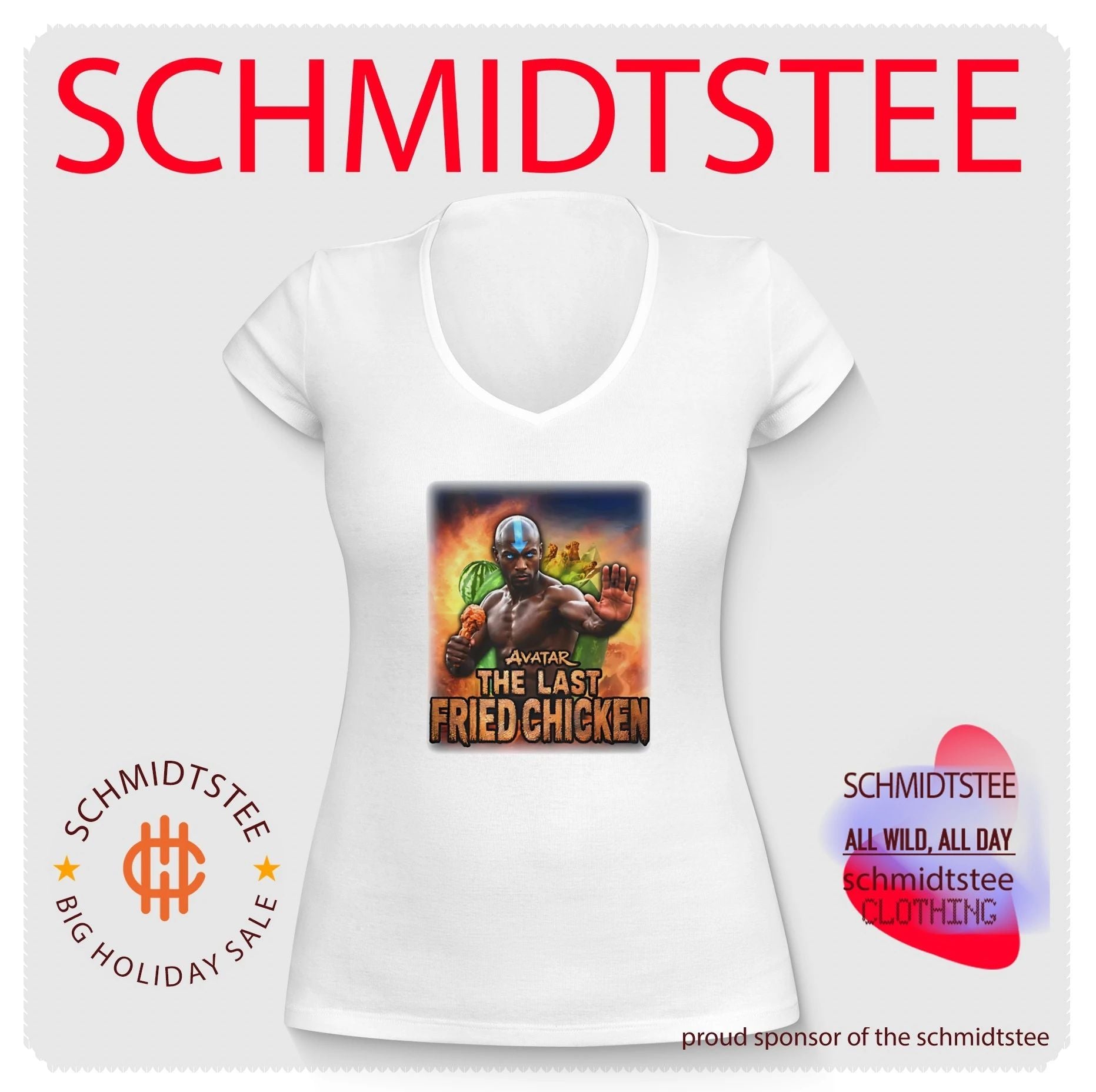 Avatar The Last Fried Chicken Funny Parody shirt