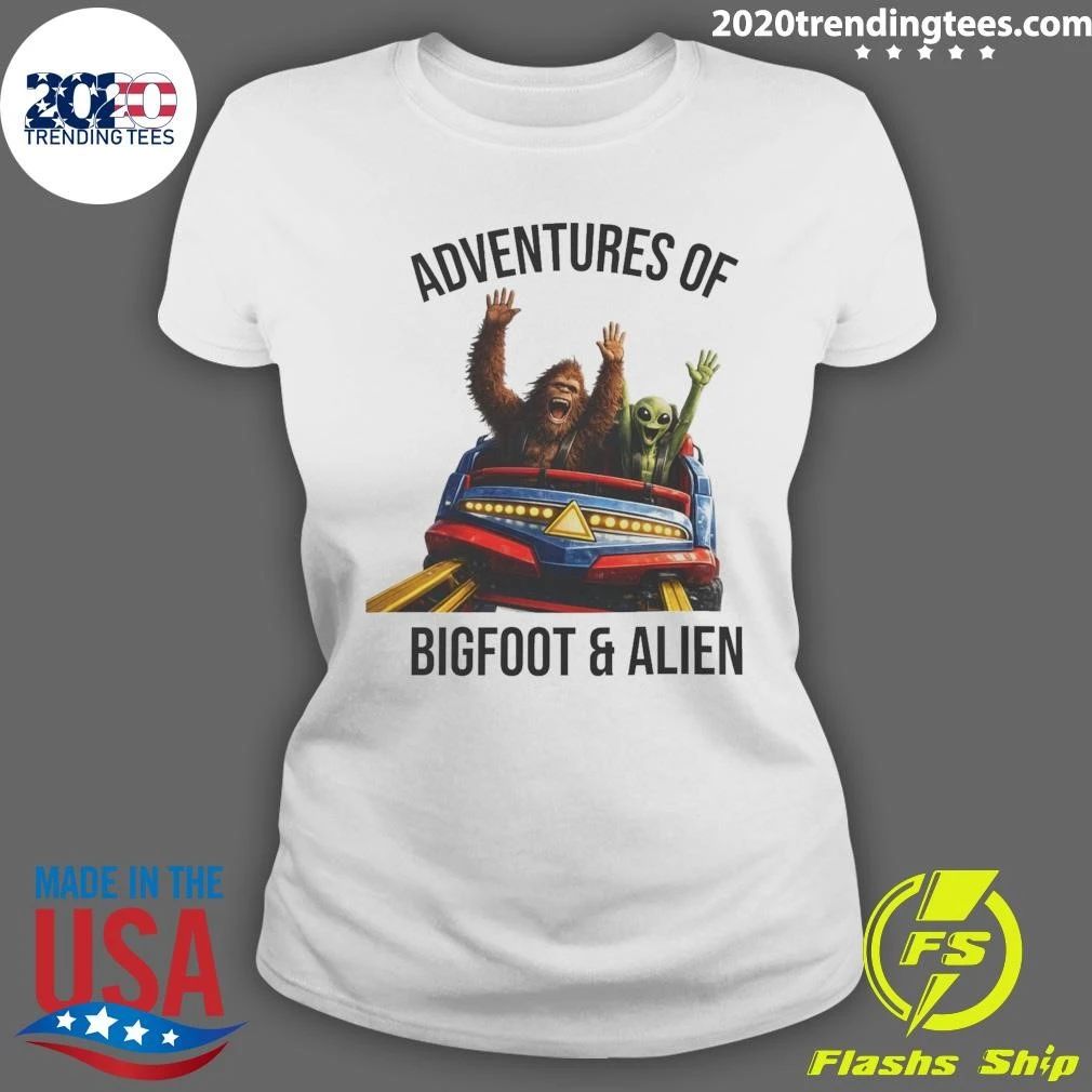 Adventures of Bigfoot & Alien Shirt