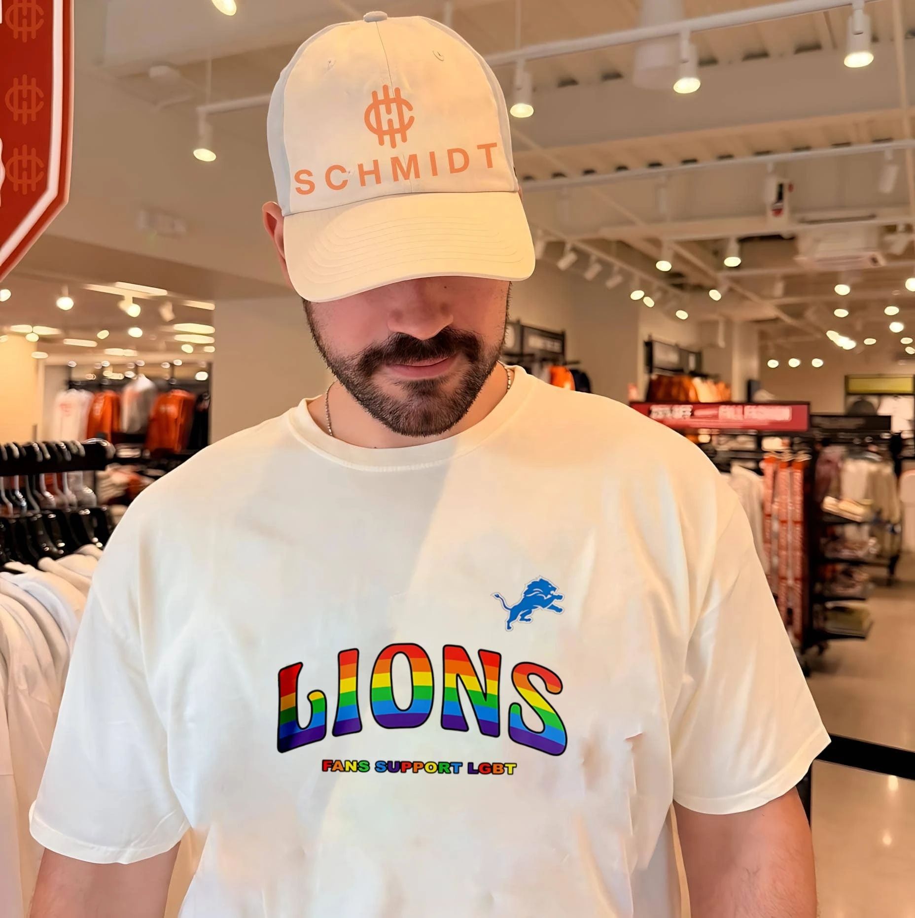 Detroit Lions Fans Support LGBT Pride Month shirt