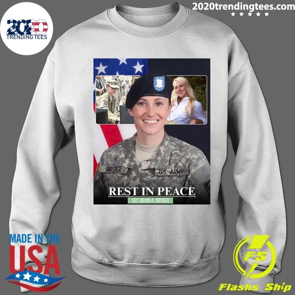 Rest In Peace SGT. Sergeant Devin A. Snyder Shirt
